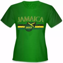 Bewild Nationality & Ethnic Jamaica Vintage Shield International Girls T-Shirt