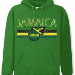 Bewild Jamaica Vintage Shield International Hoodie Nationality & Ethnic
