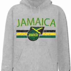Bewild Jamaica Vintage Shield International Hoodie Nationality & Ethnic