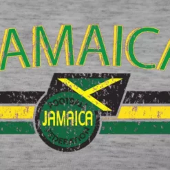 Bewild Jamaica Vintage Shield International Mens T-Shirt Nationality & Ethnic