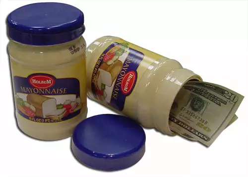 Bewild Diversion Safes, Trays & Containers Jar Of Mayonnaise Diversion Can Safe 3 Bewild Diversion Safes, Trays & Containers Jar Of Mayonnaise Diversion Can Safe