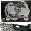 Bewild Wallets & Chains Jesus Christ Genuine Leather Chain Wallet