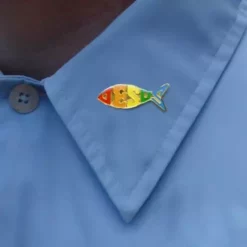 Bewild Jesus Fish Lapel Pin Lapel Pins