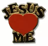 Bewild Lapel Pins Jesus Loves Me Lapel Pin