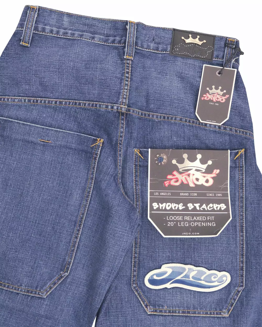 Bewild JNCO Jeans - JNCO Smoke Stacks Jeans (Stone Wash) 8 Bewild JNCO Jeans - JNCO Smoke Stacks Jeans (Stone Wash)