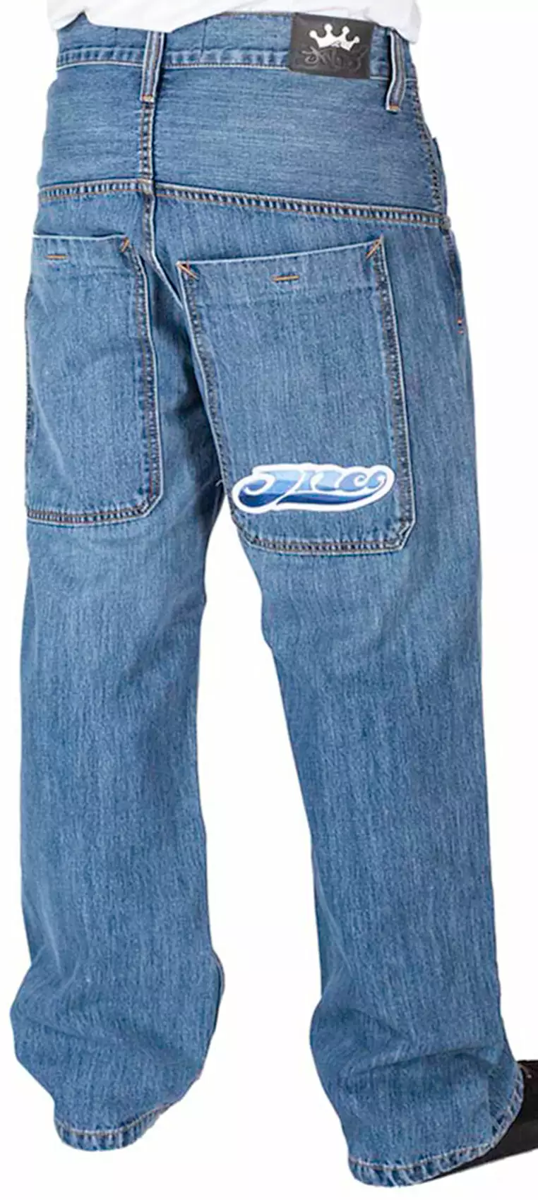 Bewild JNCO Jeans - JNCO Smoke Stacks Jeans (Stone Wash) 4 Bewild JNCO Jeans - JNCO Smoke Stacks Jeans (Stone Wash)