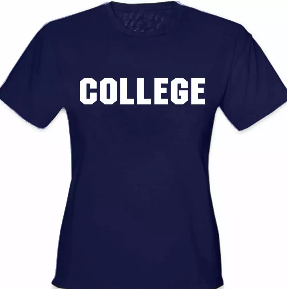 Bewild Famous Quotes And Sayings John Belushi Animal House "College" Girl's T-Shirt 5 Bewild Famous Quotes And Sayings John Belushi Animal House "College" Girl's T-Shirt