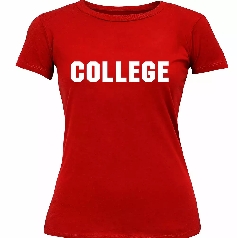 Bewild Famous Quotes And Sayings John Belushi Animal House "College" Girl's T-Shirt 9 Bewild Famous Quotes And Sayings John Belushi Animal House "College" Girl's T-Shirt