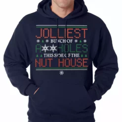 Bewild Jolliest A**holes Adult Hoodie Holiday Prints