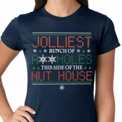 Bewild Jolliest A**holes Girls T-shirt Holiday Prints