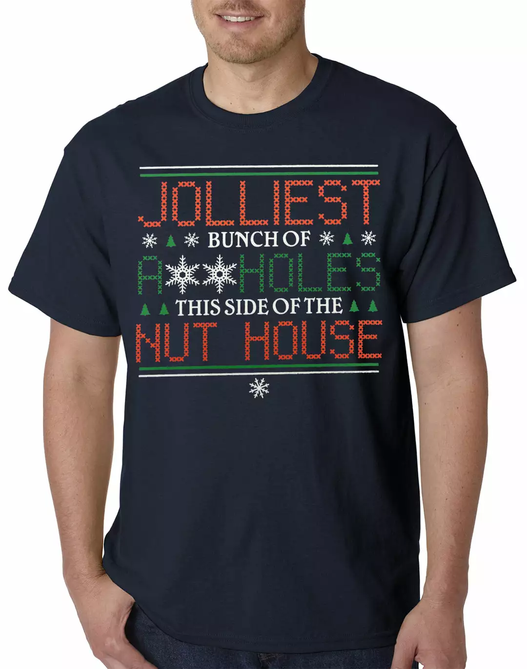 Bewild Jolliest A**holes Mens T-shirt Holiday Prints 7 Bewild Jolliest A**holes Mens T-shirt Holiday Prints