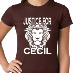 Bewild Justice For Cecil The Lion Ladies T-shirt