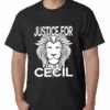 Bewild Say It Loud Justice For Cecil The Lion Mens T-shirt 1 Bewild Say It Loud Justice For Cecil The Lion Mens T-shirt