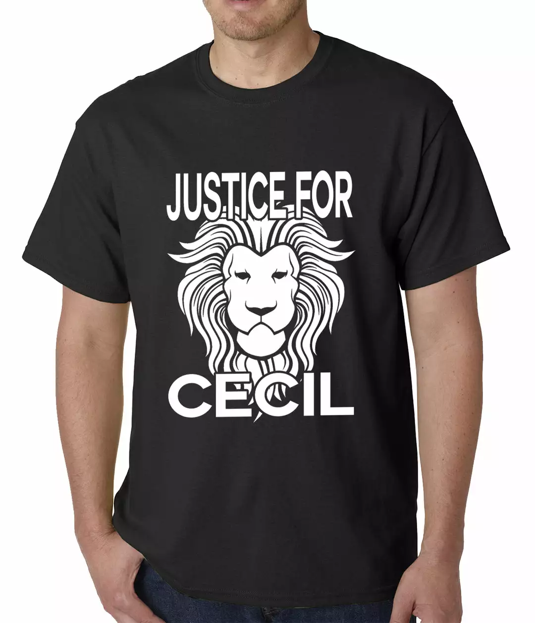 Bewild Say It Loud Justice For Cecil The Lion Mens T-shirt 3 Bewild Say It Loud Justice For Cecil The Lion Mens T-shirt