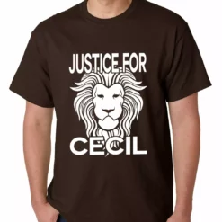Bewild Say It Loud Justice For Cecil The Lion Mens T-shirt 13 Bewild Say It Loud Justice For Cecil The Lion Mens T-shirt