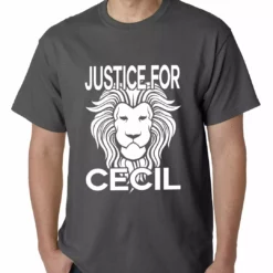 Bewild Say It Loud Justice For Cecil The Lion Mens T-shirt 14 Bewild Say It Loud Justice For Cecil The Lion Mens T-shirt