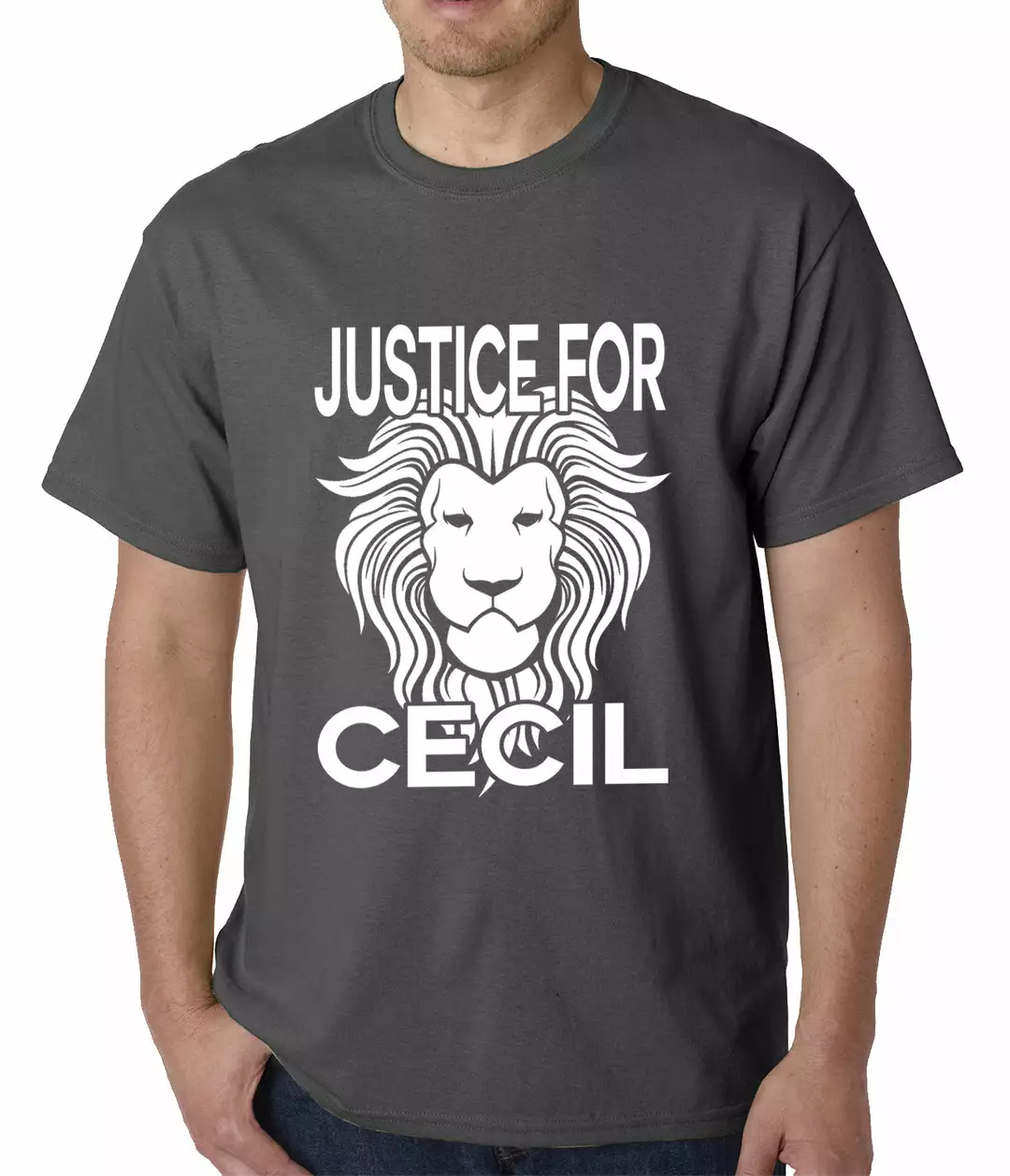 Bewild Say It Loud Justice For Cecil The Lion Mens T-shirt 5 Bewild Say It Loud Justice For Cecil The Lion Mens T-shirt