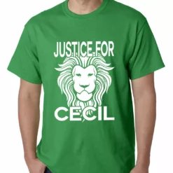 Bewild Say It Loud Justice For Cecil The Lion Mens T-shirt 16 Bewild Say It Loud Justice For Cecil The Lion Mens T-shirt