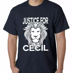 Bewild Say It Loud Justice For Cecil The Lion Mens T-shirt 18 Bewild Say It Loud Justice For Cecil The Lion Mens T-shirt