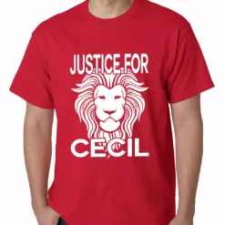 Bewild Say It Loud Justice For Cecil The Lion Mens T-shirt 20 Bewild Say It Loud Justice For Cecil The Lion Mens T-shirt