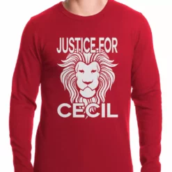 Bewild Say It Loud Justice For Cecil The Lion Thermal Shirt