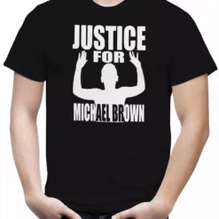 Bewild Justice For Michael Brown Men's T-Shirt Say It Loud