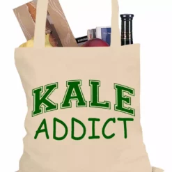 Bewild Kale Addict Tote Bag Cool Funny & Offensive
