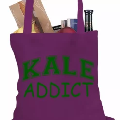 Bewild Kale Addict Tote Bag Cool Funny & Offensive