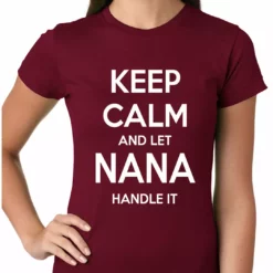 Bewild Keep Calm And Let Nana Handle It Girls T-shirt