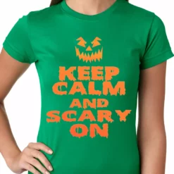 Bewild Keep Calm And Scary On Funny Halloween Ladies T-shirt Halloween Prints 16 Bewild Keep Calm And Scary On Funny Halloween Ladies T-shirt Halloween Prints