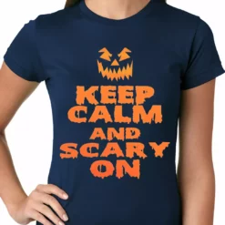 Bewild Keep Calm And Scary On Funny Halloween Ladies T-shirt Halloween Prints 18 Bewild Keep Calm And Scary On Funny Halloween Ladies T-shirt Halloween Prints
