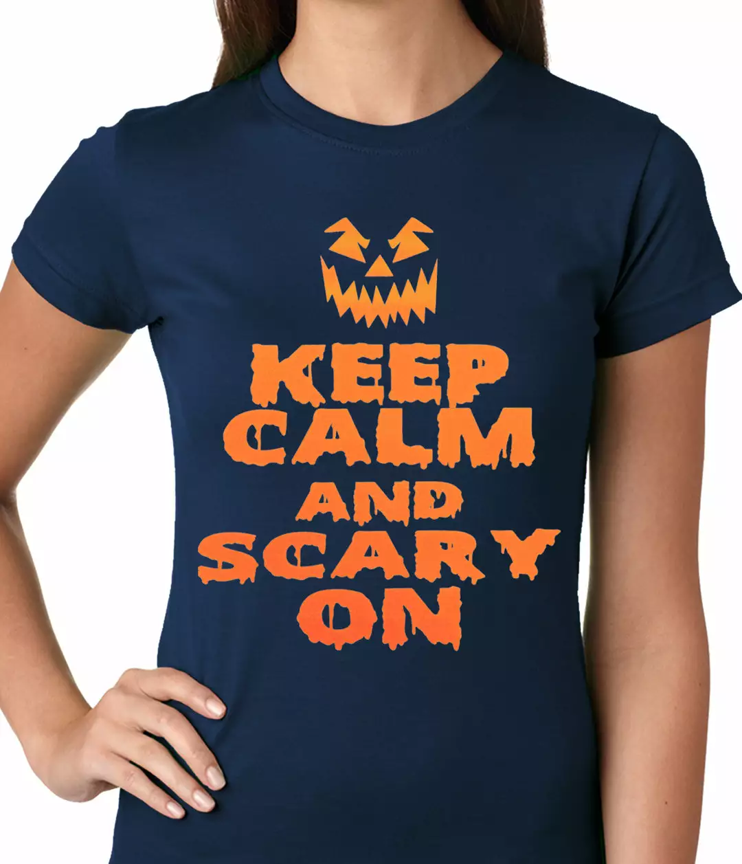 Bewild Keep Calm And Scary On Funny Halloween Ladies T-shirt Halloween Prints 9 Bewild Keep Calm And Scary On Funny Halloween Ladies T-shirt Halloween Prints