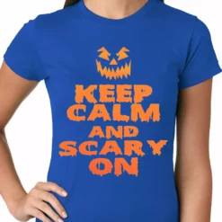 Bewild Keep Calm And Scary On Funny Halloween Ladies T-shirt Halloween Prints 19 Bewild Keep Calm And Scary On Funny Halloween Ladies T-shirt Halloween Prints