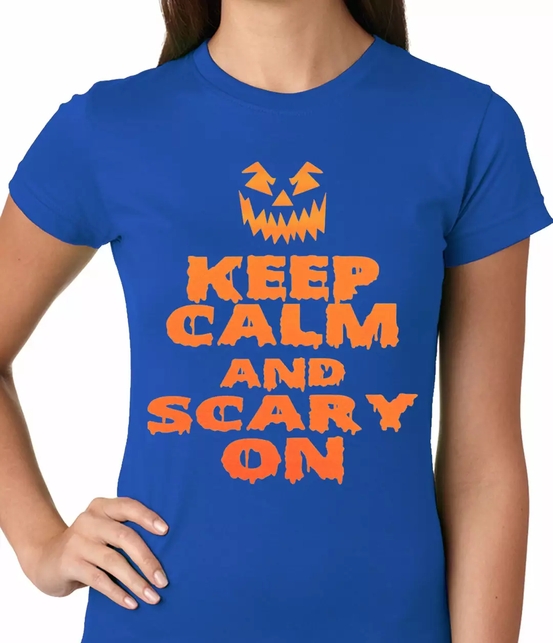 Bewild Keep Calm And Scary On Funny Halloween Ladies T-shirt Halloween Prints 10 Bewild Keep Calm And Scary On Funny Halloween Ladies T-shirt Halloween Prints