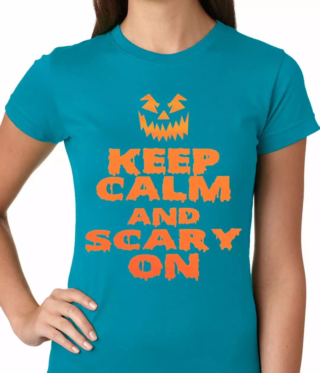 Bewild Keep Calm And Scary On Funny Halloween Ladies T-shirt Halloween Prints 11 Bewild Keep Calm And Scary On Funny Halloween Ladies T-shirt Halloween Prints