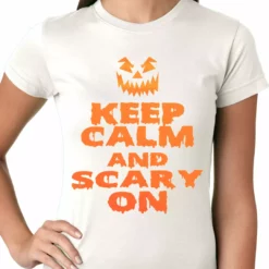 Bewild Keep Calm And Scary On Funny Halloween Ladies T-shirt Halloween Prints 21 Bewild Keep Calm And Scary On Funny Halloween Ladies T-shirt Halloween Prints