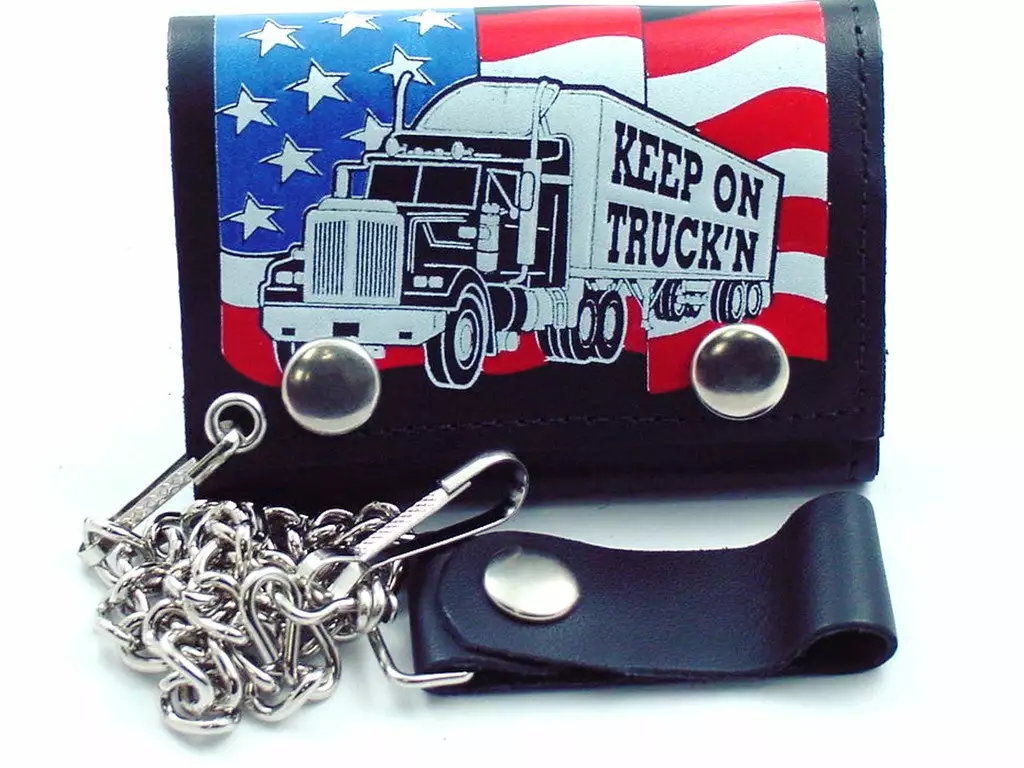 Bewild Wallets & Chains Keep On Truck'n Genuine Leather Chain Wallet 3 Bewild Wallets & Chains Keep On Truck'n Genuine Leather Chain Wallet