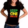 Bewild Keep One Rolled Girl's T-Shirt Cool Funny & Offensive