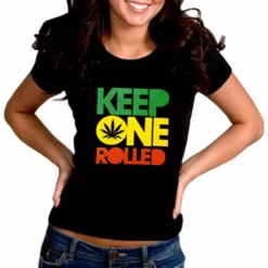 Bewild Keep One Rolled Girl's T-Shirt Cool Funny & Offensive