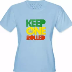 Bewild Keep One Rolled Girl's T-Shirt Cool Funny & Offensive