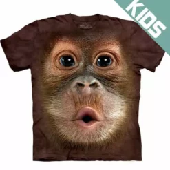 Bewild Kid's Baby Orangutan Big Face T-Shirt The Mountain Apparel