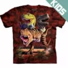 Bewild The Mountain Apparel Kid's T-Rex Collage Big Face T-Shirt 1 Bewild The Mountain Apparel Kid's T-Rex Collage Big Face T-Shirt