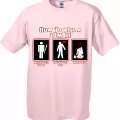 Bewild Kids How To Kill A Zombie T-Shirt Cool Funny & Offensive