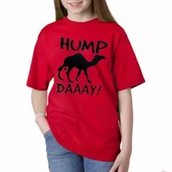 Bewild Cool Funny & Offensive Kids Hump Day Camel T-Shirt