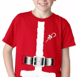 Bewild Kids Santa Claus Costume Tuxedo T-Shirt