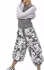 Bewild Kids Unisex Basic UFO Pants (White) Kids UFO