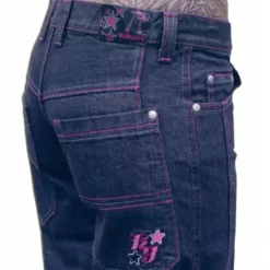 Bewild Kikwear KikGirl Jeans - KikGirl 26" Deluxe Wideleg Pants (Blue Denim) 17 Bewild Kikwear KikGirl Jeans - KikGirl 26