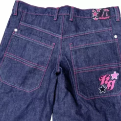 Bewild Kikwear KikGirl Jeans - KikGirl 26" Deluxe Wideleg Pants (Blue Denim) 23 Bewild Kikwear KikGirl Jeans - KikGirl 26