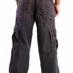 Bewild Kikwear 23" Microsuede Cargo Pants (Charcoal Grey) 13 Bewild Kikwear 23