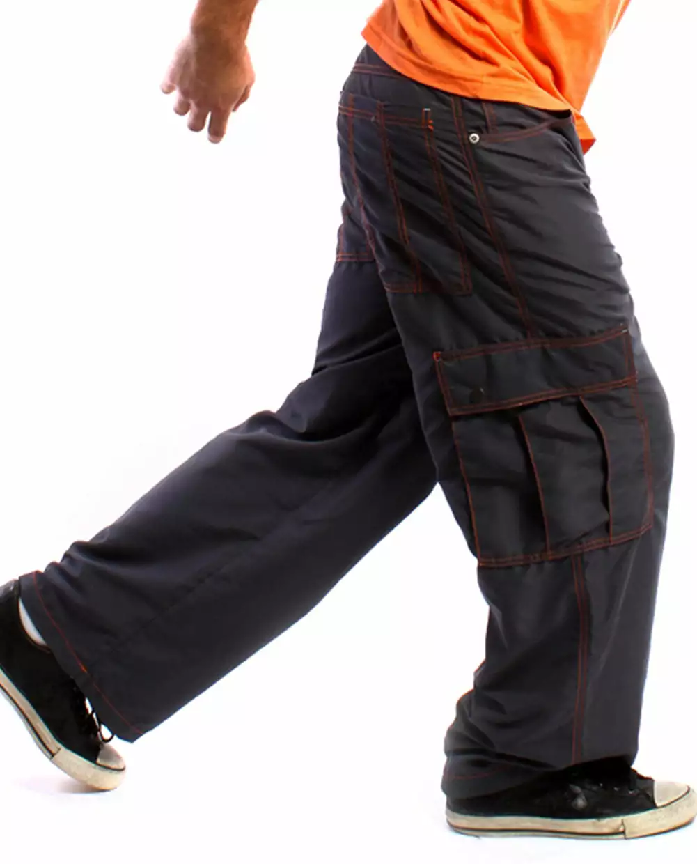 Bewild Kikwear 23" Microsuede Cargo Pants (Charcoal Grey) 6 Bewild Kikwear 23" Microsuede Cargo Pants (Charcoal Grey)